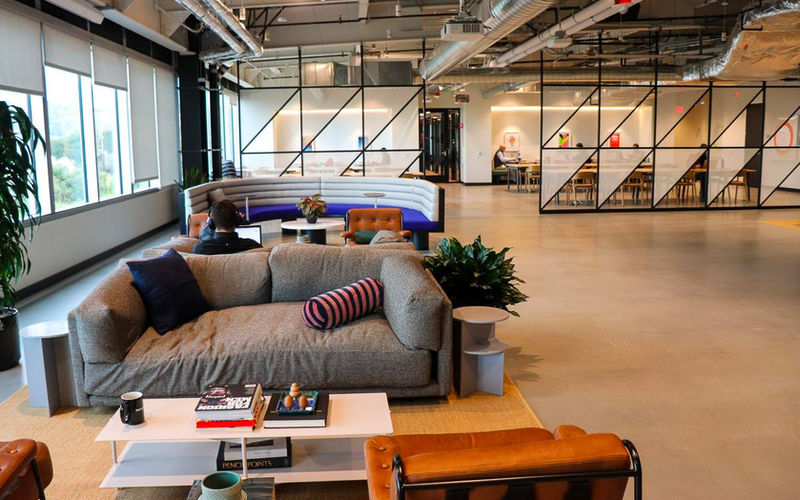 WeWork office in San Mateo